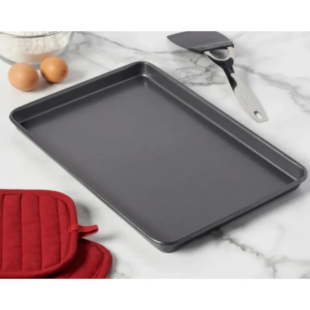 Oneida Bliss Bakeware 10x15 Cookie Sheet Heavy Duty Baking Trays 2 Set